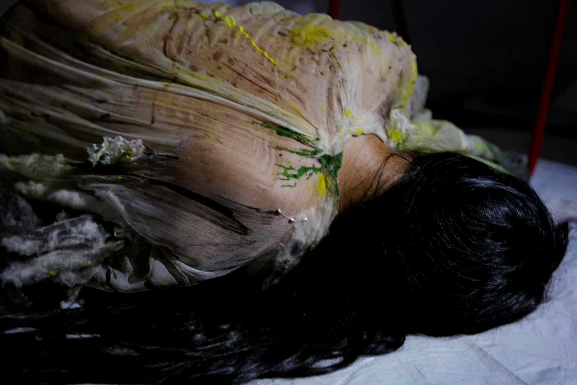 documentation from a performance of La Llorona by a collective of artists in west-end toronto