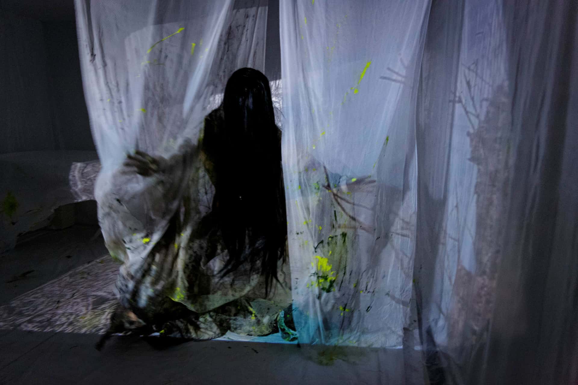 documentation from a performance of La Llorona by a collective of artists in west-end toronto